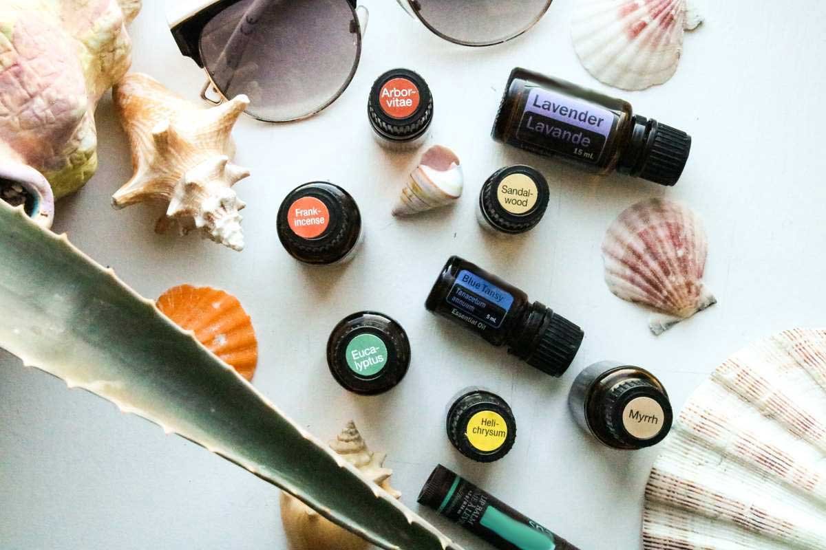 essential oils with shells